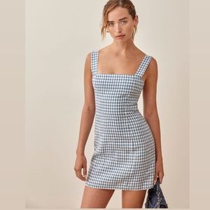 Reformation Brigitte Linen Dress